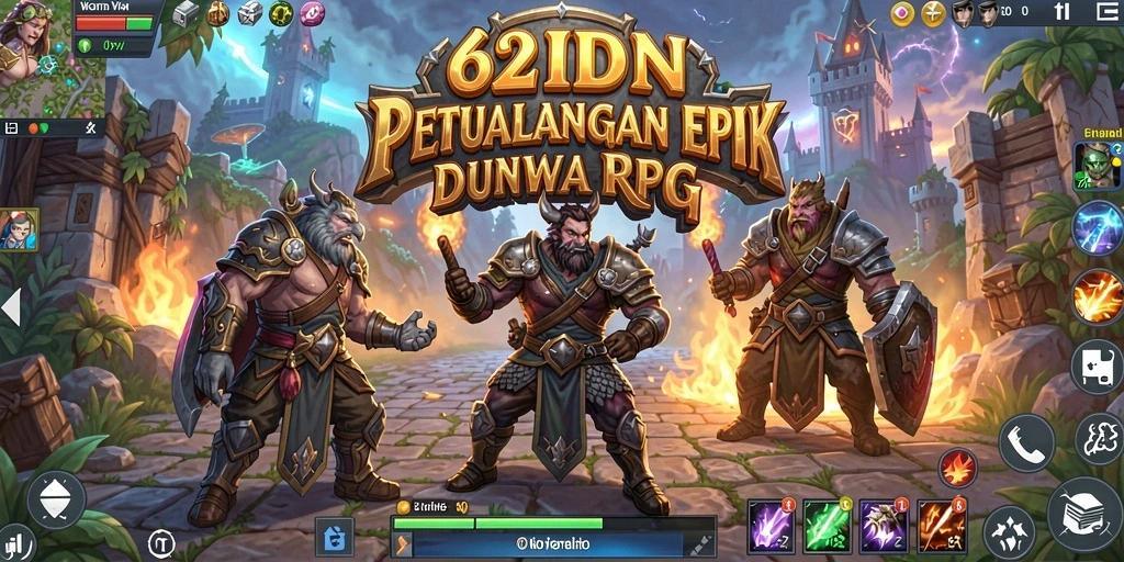 Tampilan gameplay menarik dan penuh aksi dalam 62IDN.