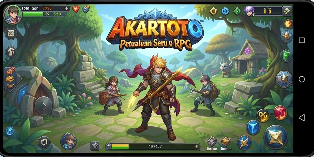 Gameplay seru dalam dunia RPG yang menantang dan imersif.