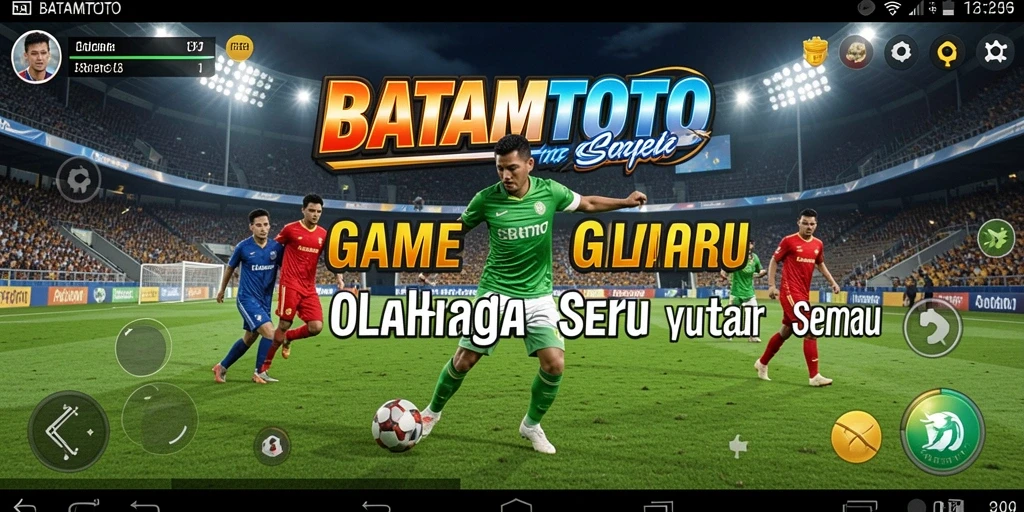 Tampilan gameplay seru dari BATAMTOTO dengan aksi olahraga yang mendebarkan.