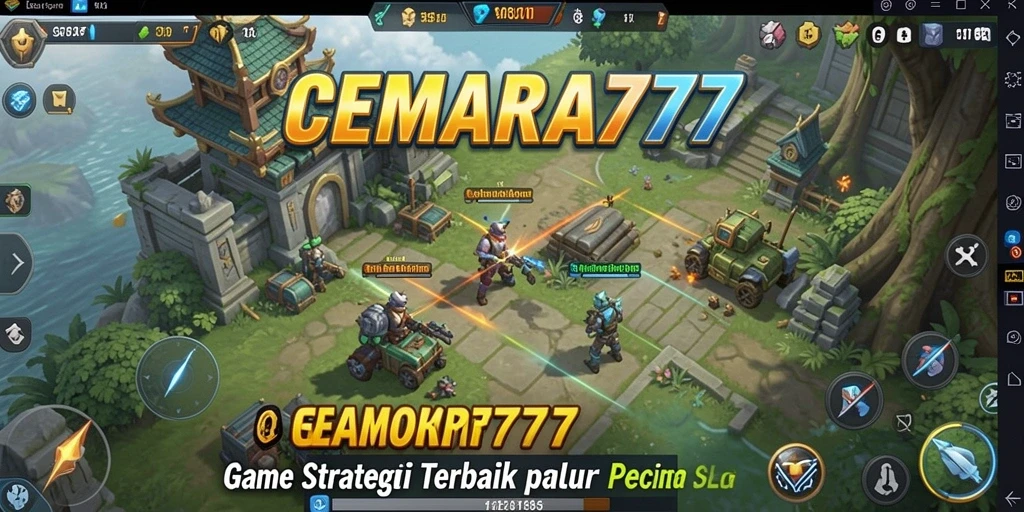 Tampilan gameplay menarik dan strategis dalam CEMARA777.