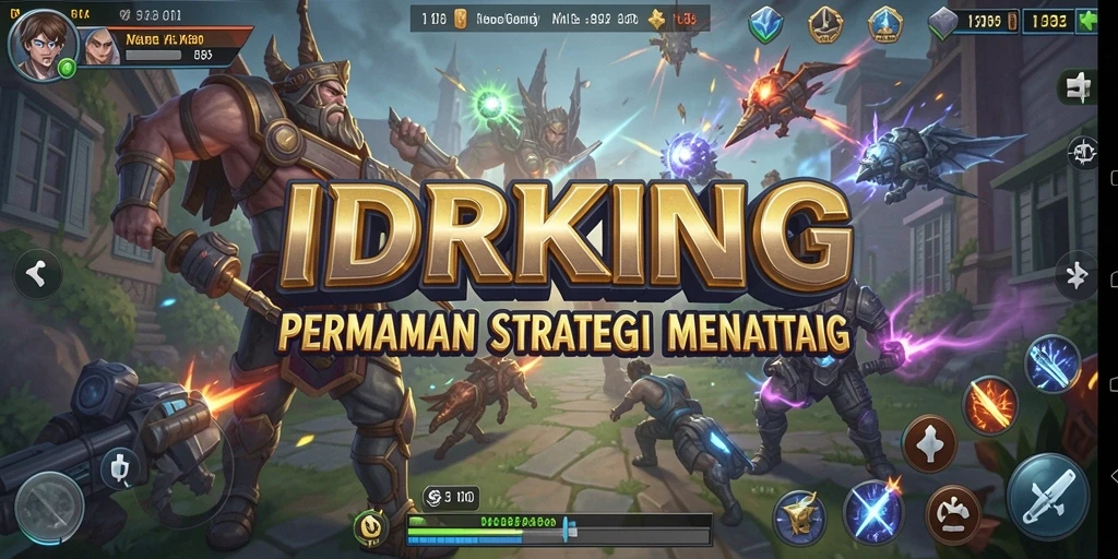 Tangkapan layar utama IDRKING menampilkan aksi mendebarkan dalam gameplay strategi.
