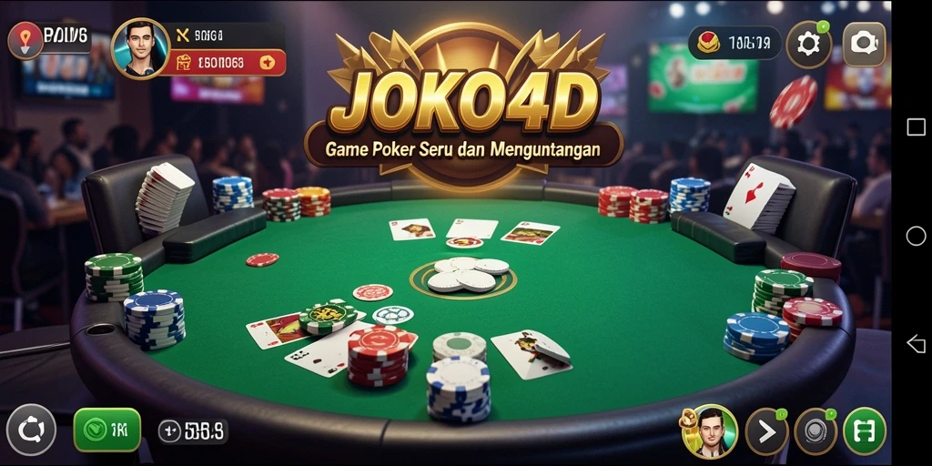 Tampilan gameplay seru di aplikasi JOKO4D yang memukau.