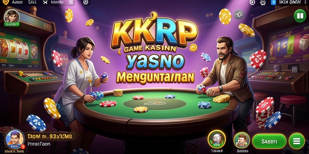 Gameplay seru dengan tema Kasino yang menarik.