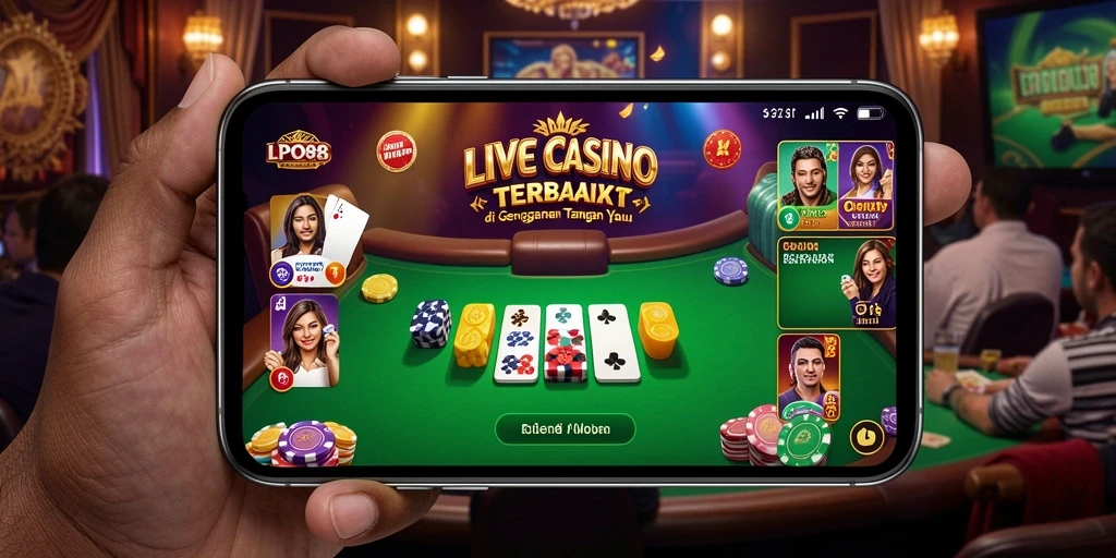 Tampilan gameplay menyenangkan di LPO88 saat bermain Live Casino.