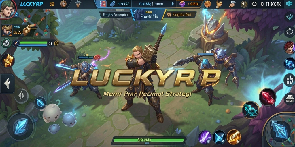 Tampilan menarik dari gameplay seru LUCKYRP yang penuh aksi.