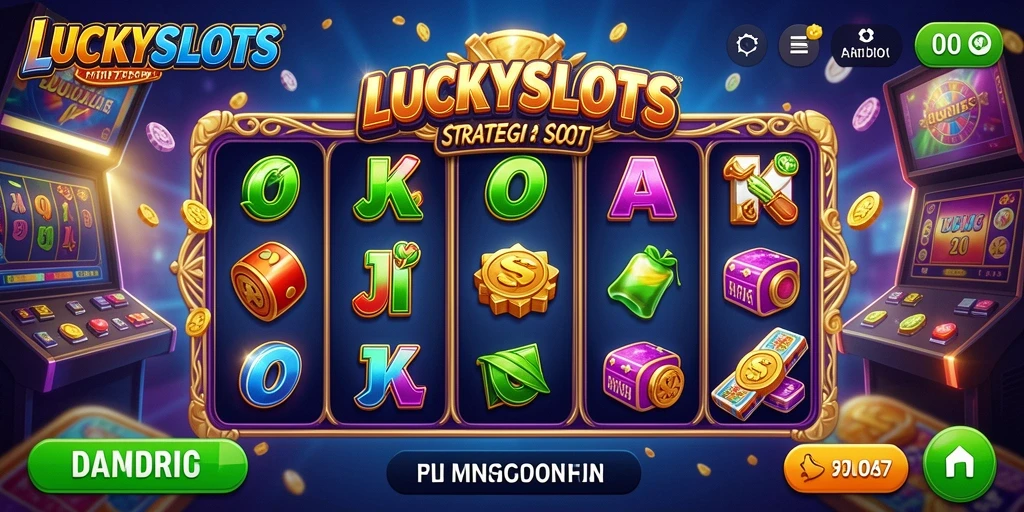Tampilan gameplay strategis LUCKYSLOTS yang menegangkan.