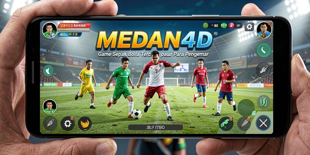 Tangkapan layar menunjukkan momen seru di lapangan sepak bola.