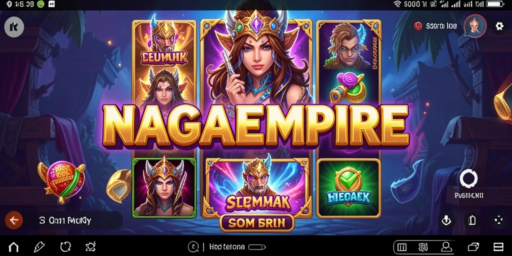 Tampilan gameplay seru di NAGAEMPIRE dengan grafik menawan.
