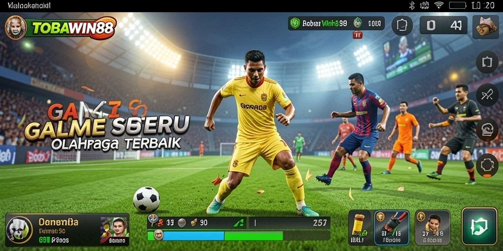 Tampilan gameplay TOBAWIN88 yang realistis dan seru.